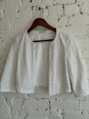 White Cotton bolero